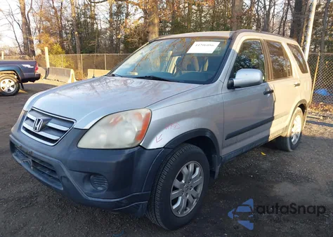 2006 Honda Cr-V Ex из США, поврежденный, VIN SHSRD78896U415562